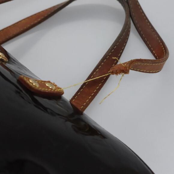 LOUIS VUITTON Monogram Vernis Bellevue PM Hand Bag Amarante M93585 - Picture 9 of 13